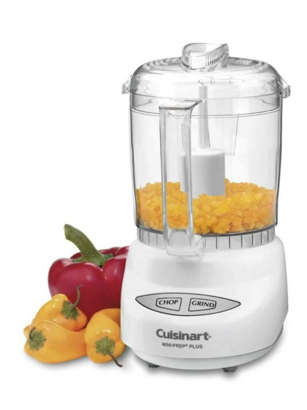 Cuisinart Mini-Prep Plus 4-Cup Food Processor White DLC-4CHCH EUC